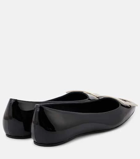 Roger Vivier Trompette patent leather ballet flats 3