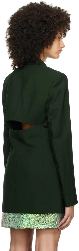 Helmut Lang Green Slash Blazer 3