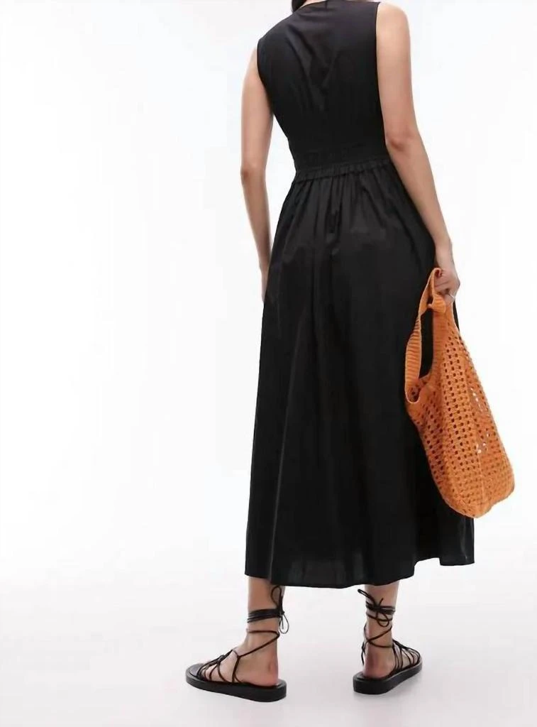 green emerald velvet dress Baobab Mamu Maxi Black Dress main image 1