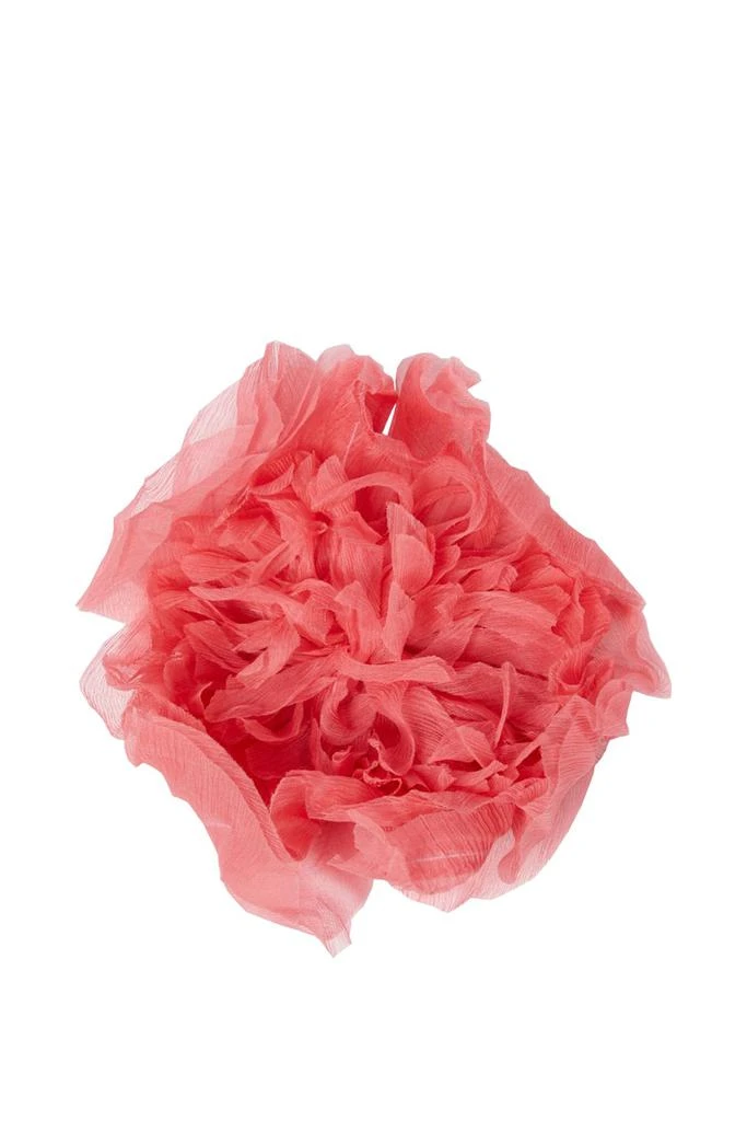 Max Mara Max Mara Floral Patterned Logo Patch Brooch 1