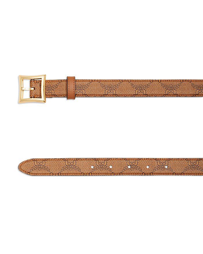MCM Aren Logo Monogram Belt