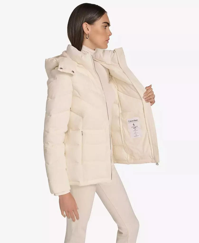 Calvin Klein Women
s Short Zip Front Puffer Jacket 4