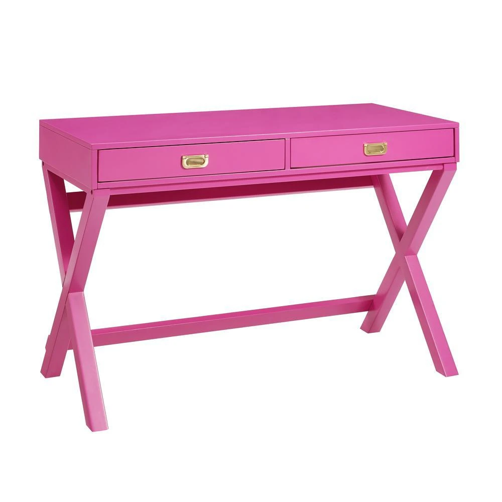 Linon Peggy Raspberry Writing Desk