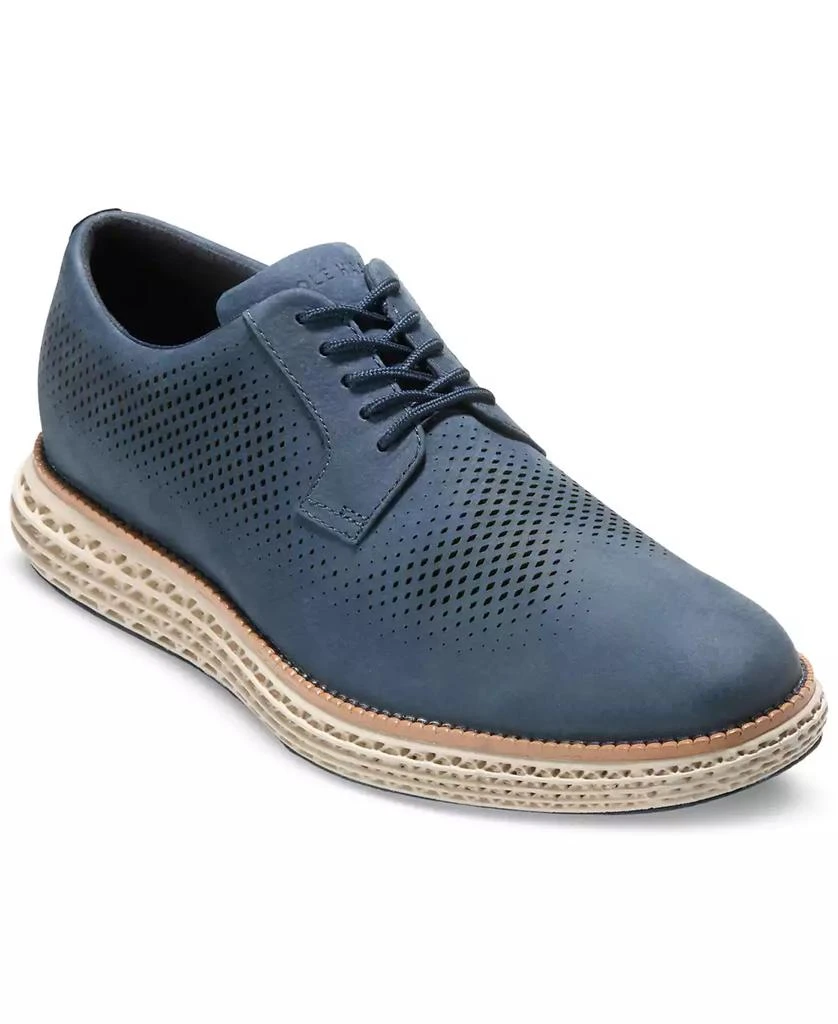 blue fit and flare midi dress Men's Navy Whole Cut Oxford Shoes