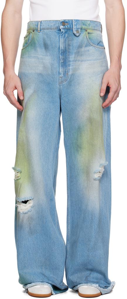 EGONLAB 2024-25AW BAGGY DENIM BLUE サイズS EGONLAB Blue Baggy Jeans - Pants - Compare Prices from 2+