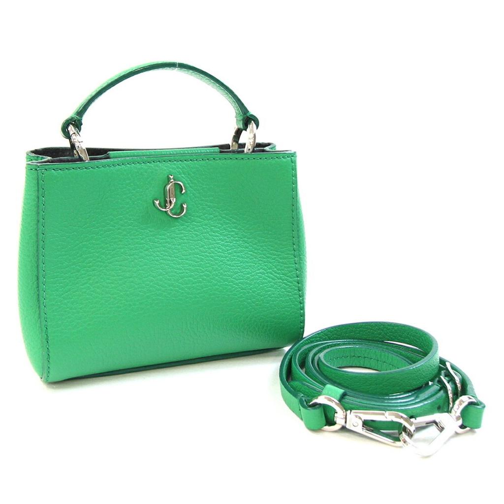 Jimmy Choo Leather Handbag Shoulder Bag (Pre-Owned)