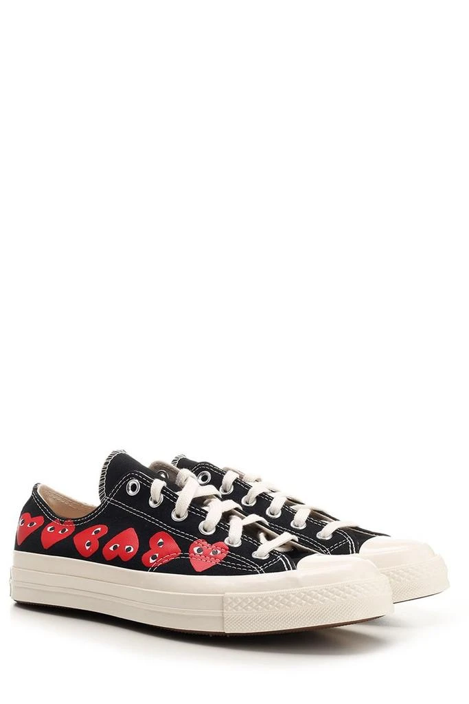 Comme des Garcons Comme des Garçons Play X Converse Chuck 70 Heart Printed Lace-Up Sneakers 2