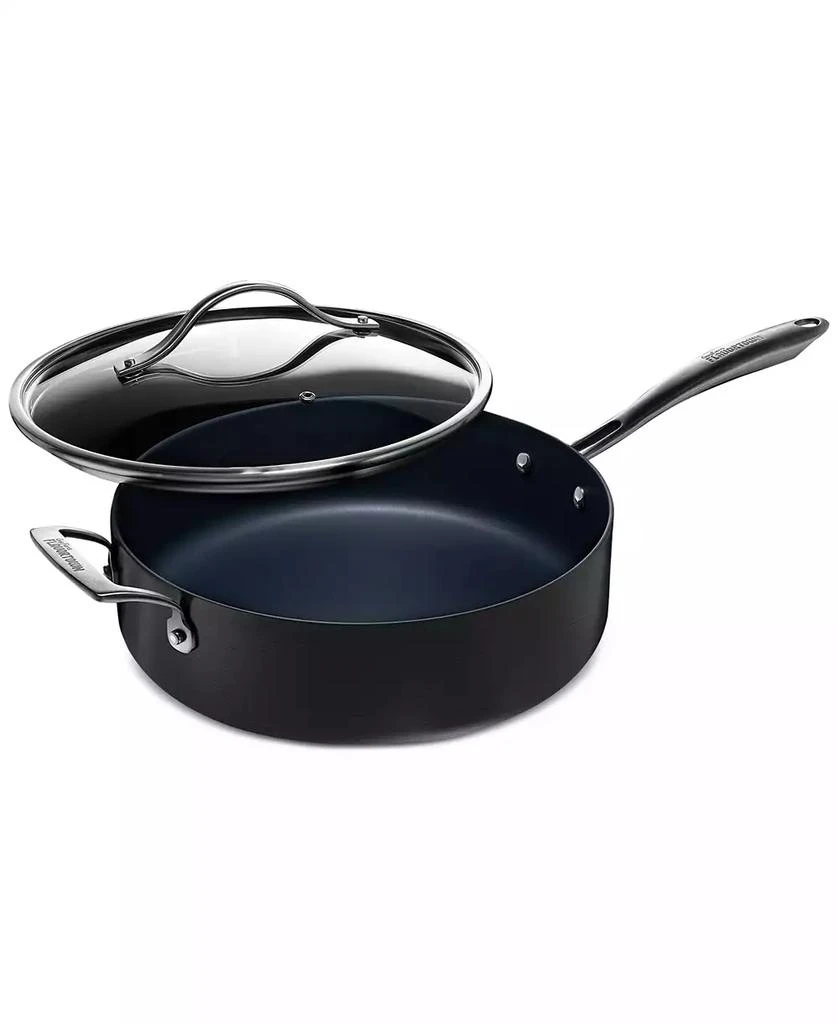 Guy Fieri Flavortown Hard-Anodized Laser Titanium Aluminum 5-Qt. Sauté Pan with lid 1