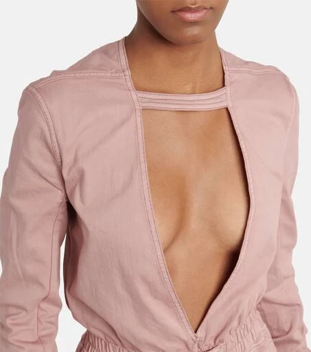 Rick Owens Coated denim jumpsuit 4