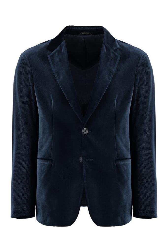 Giorgio Armani Giorgio Armani Single-Breasted Velvet Jacket