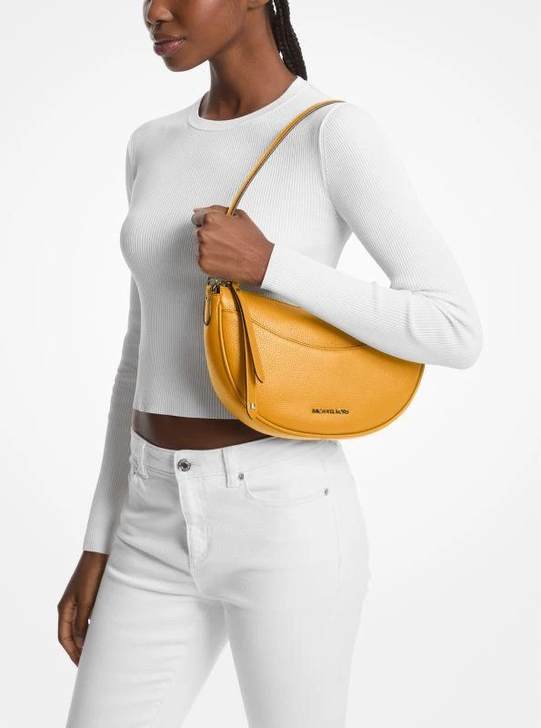 Michael Kors Dover Medium Pebbled Leather Crossbody Bag 3