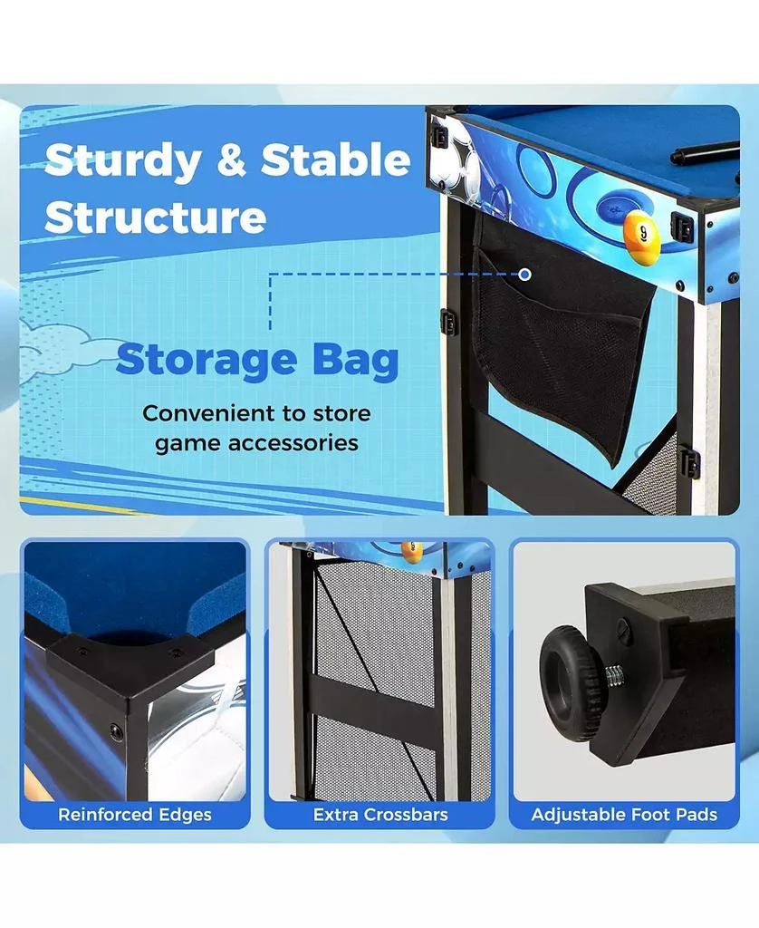 Mecale 10-in-1 Multi-Game Table Set with Table Tennis, Basketball 
Soccer 7