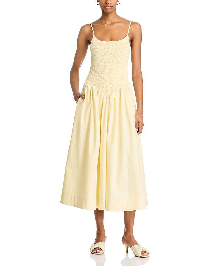 Lucy Paris Hazel Smocked Dropped Waist Dress