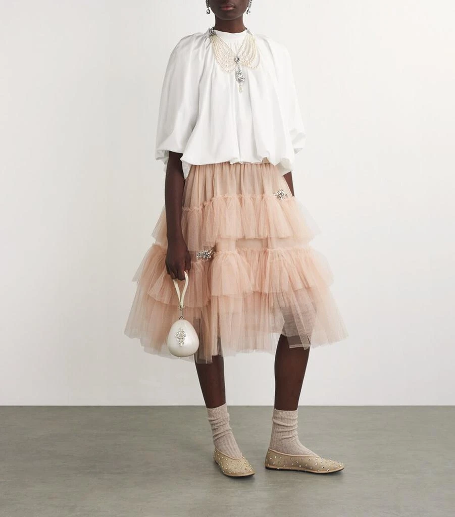 Simone Rocha Back-Bow Balloon Blouse 2