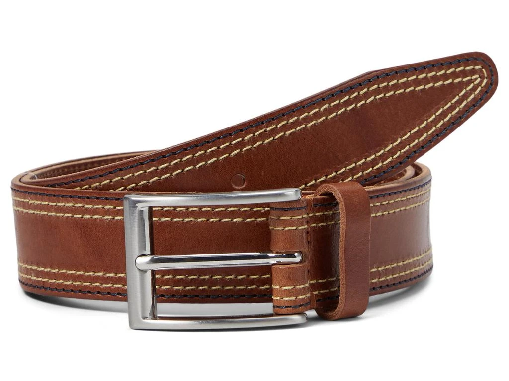 Johnston & Murphy Triple Contrast Stitched Belt 1