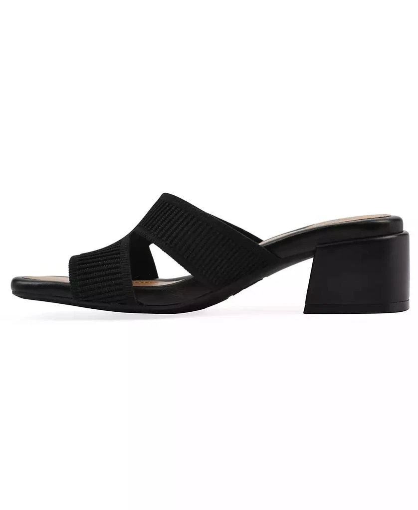 White Mountain Women's Milled Round Toe Dress Sandals 6