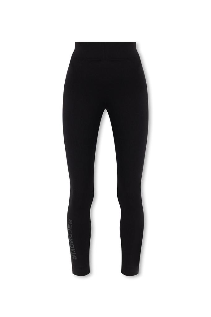MONCLER｜LEGGINGS (8H00003 829H7 999) Moncler high-waist Stirrup Leggings | Black | FARFETCH