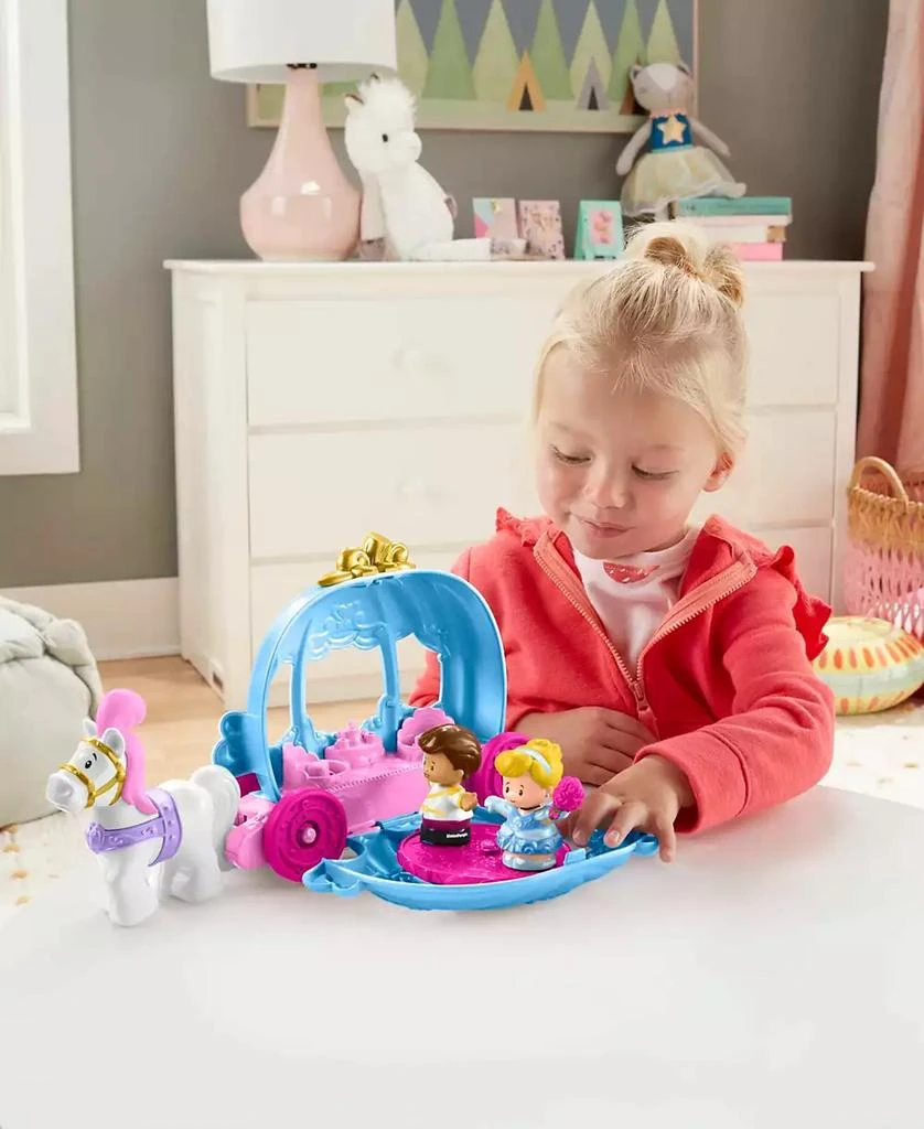 Fisher Price Disney Princess Cinderella's Dancing Carriage by Little People Set 9