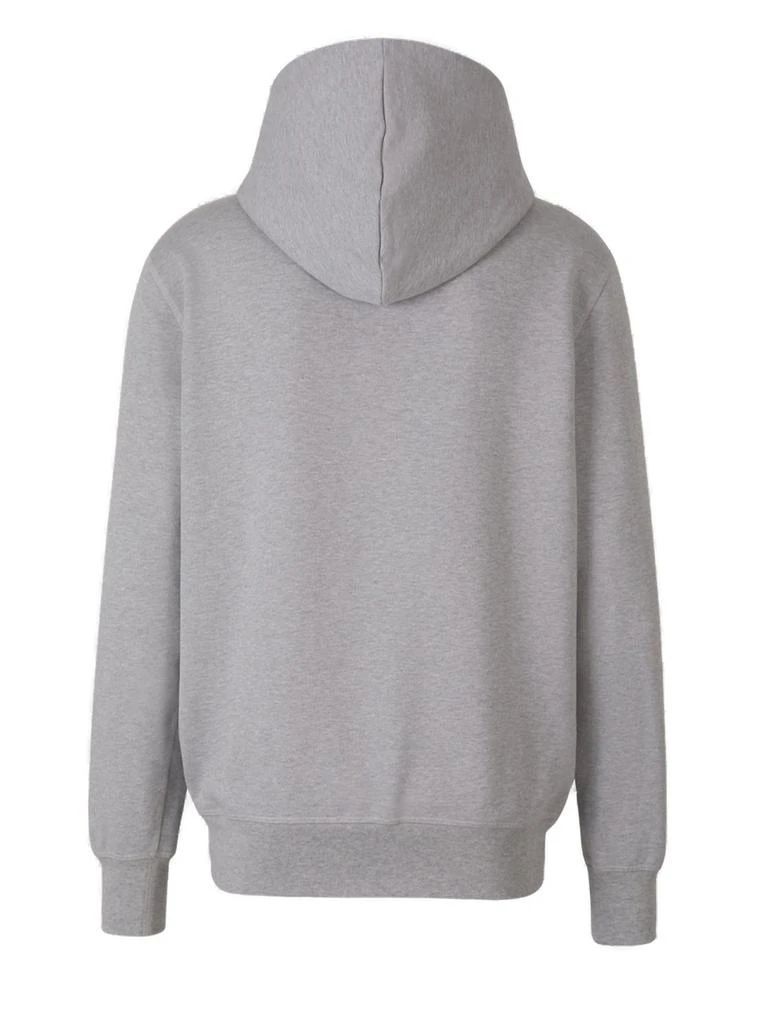 Alexander McQueen Alexander McQueen Logo Print Drawstring Hoodie 2