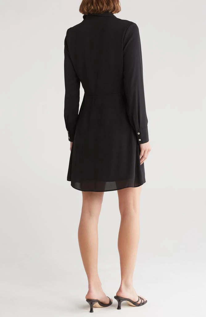 DR2 by Daniel Rainn Gathered Front Long Sleeve Shirtdress 2
