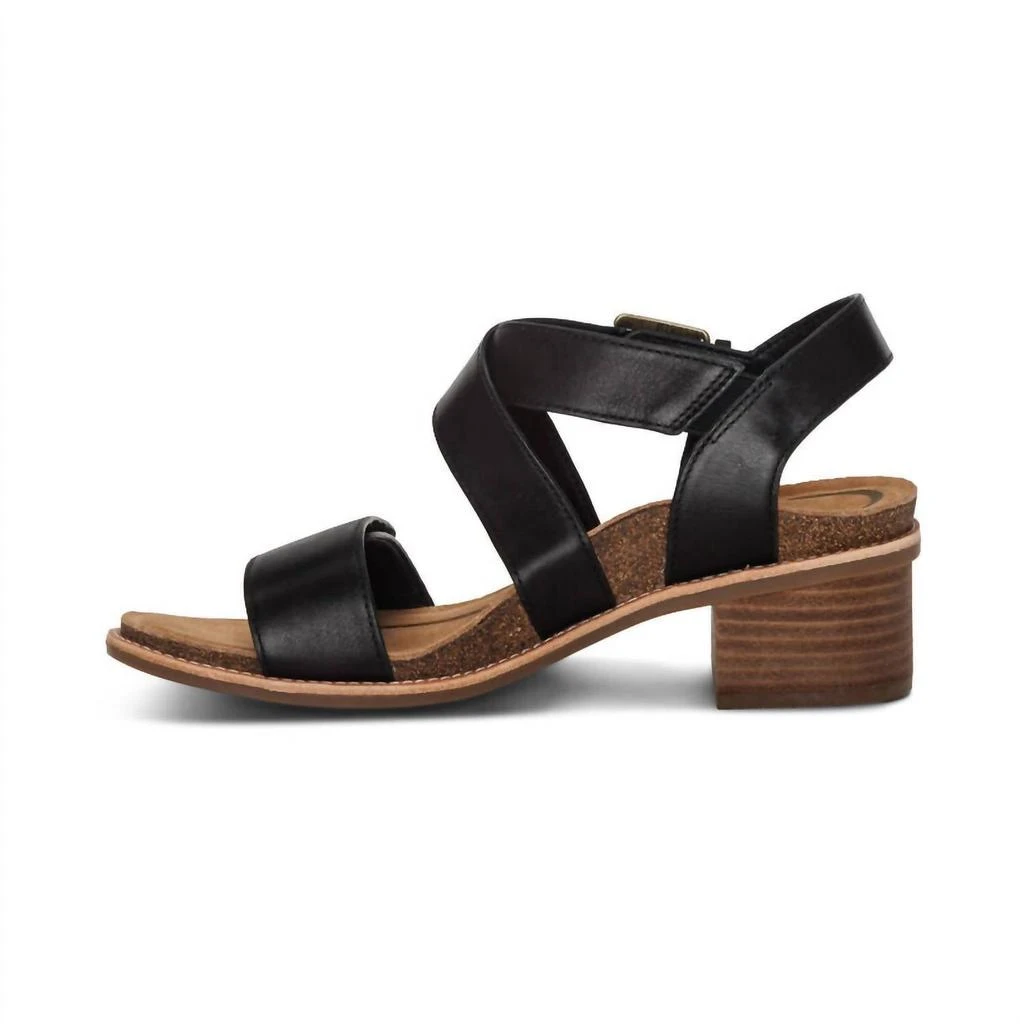 Aetrex Aetrex - Women's Kristin Adjustable Cross Strap Low Heel Sandals 3