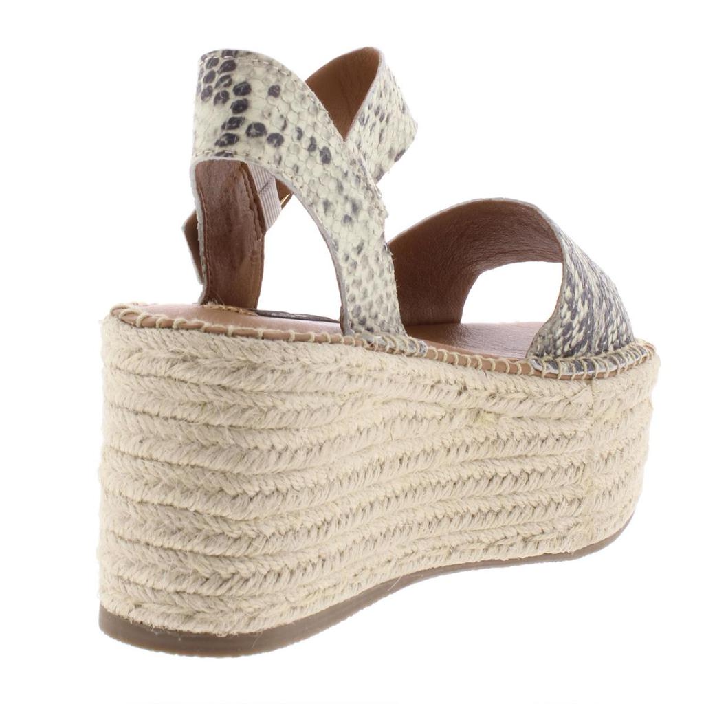 Aqua Rowan Womens Leather Espadrilles