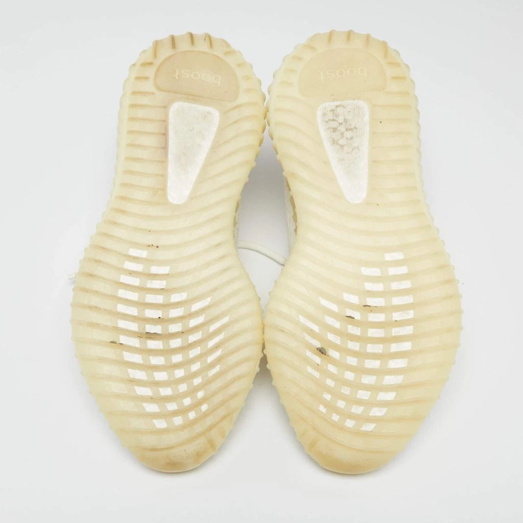 YEEZY Yeezy x Adidas White Knit Fabric Boost 350 V2 Triple White Sneakers Size 42 6
