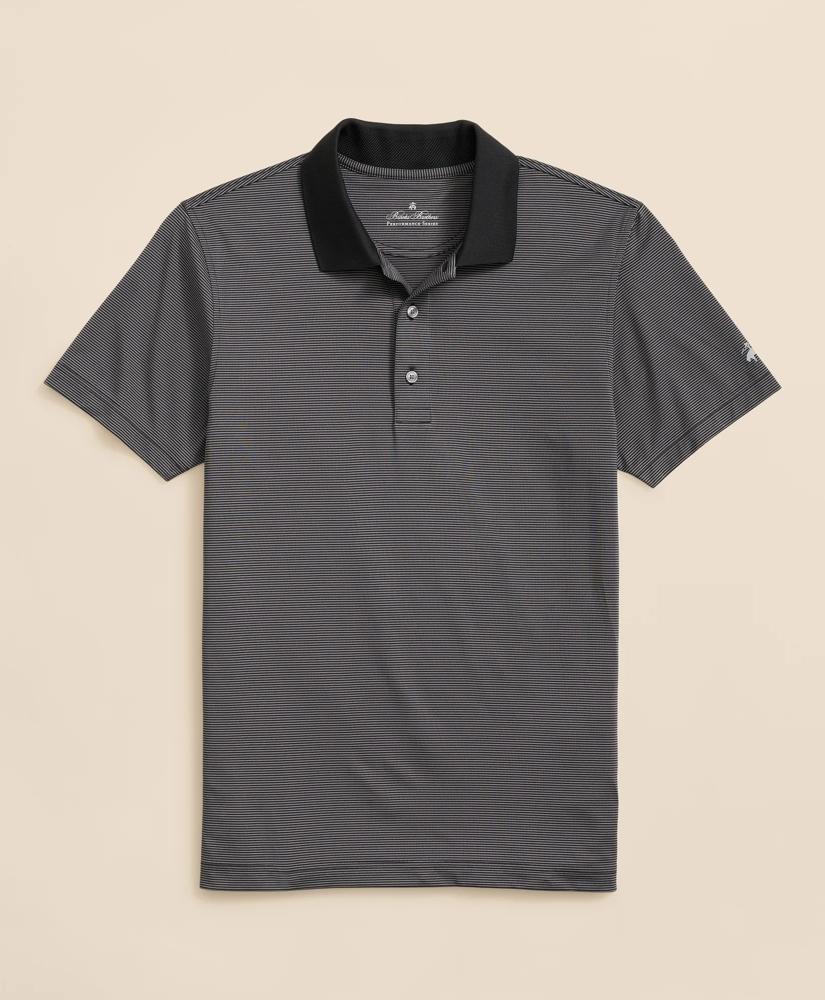 Brooks Brothers Performance Series Micro Stripe Jersey Polo Shirt