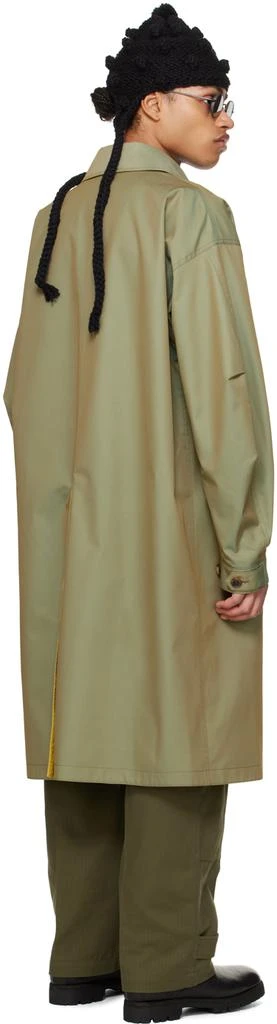 Comme des Garcons Khaki Spread Collar Trench Coat 3