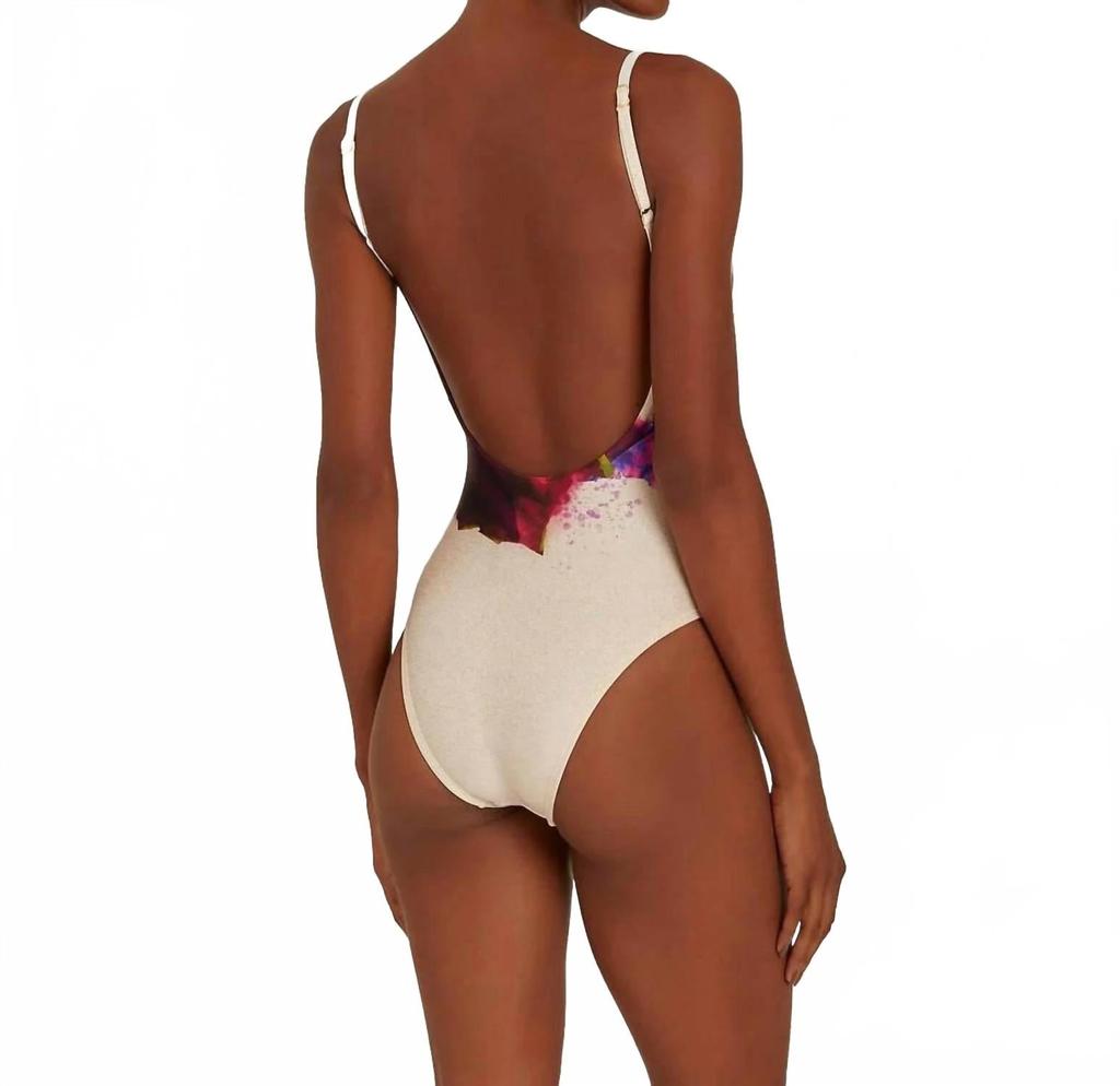 LENNY NIEMEYER Classic Clean One Piece Suit In Botanique