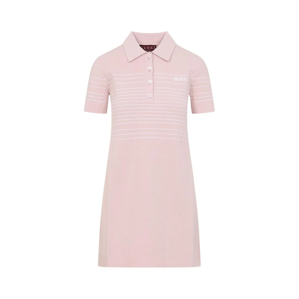 gucci dress short Gucci GG Supreme Mini Dress | Brown