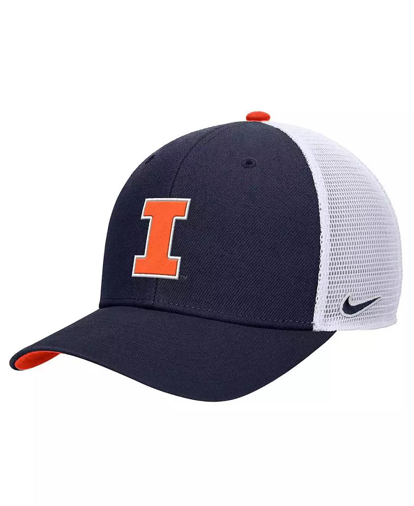 NIKE Men's Navy Illinois Fighting Illini Rise Adjustable Trucker Hat
