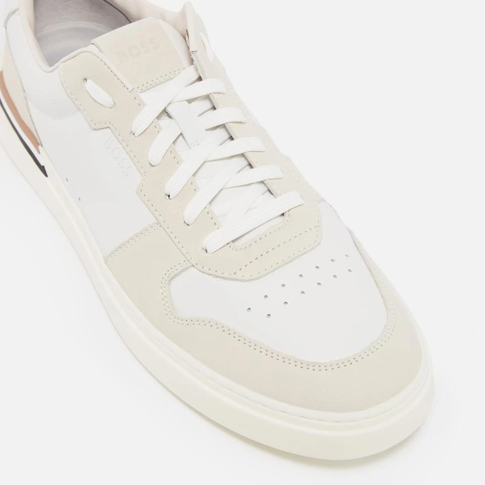 Hugo Boss BOSS MEN'S BRANDON SUEDE TENNIS TRAINERS 5