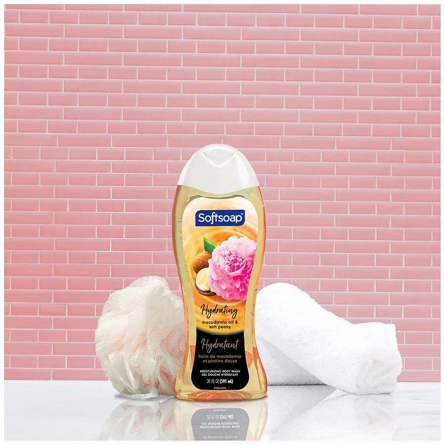 Softsoap Moisturizing Body Wash Macadamia Oil and Soft Peony 4