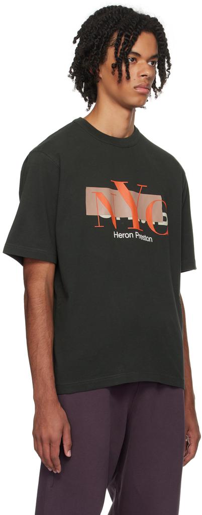 Heron Preston Black 'NYC' Censored T-Shirt