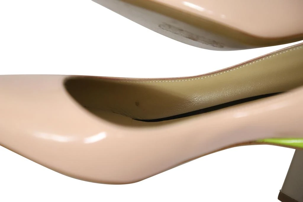 Nicholas Kirkwood Pointed Toe Pumps in Pink Patent Leather 6
