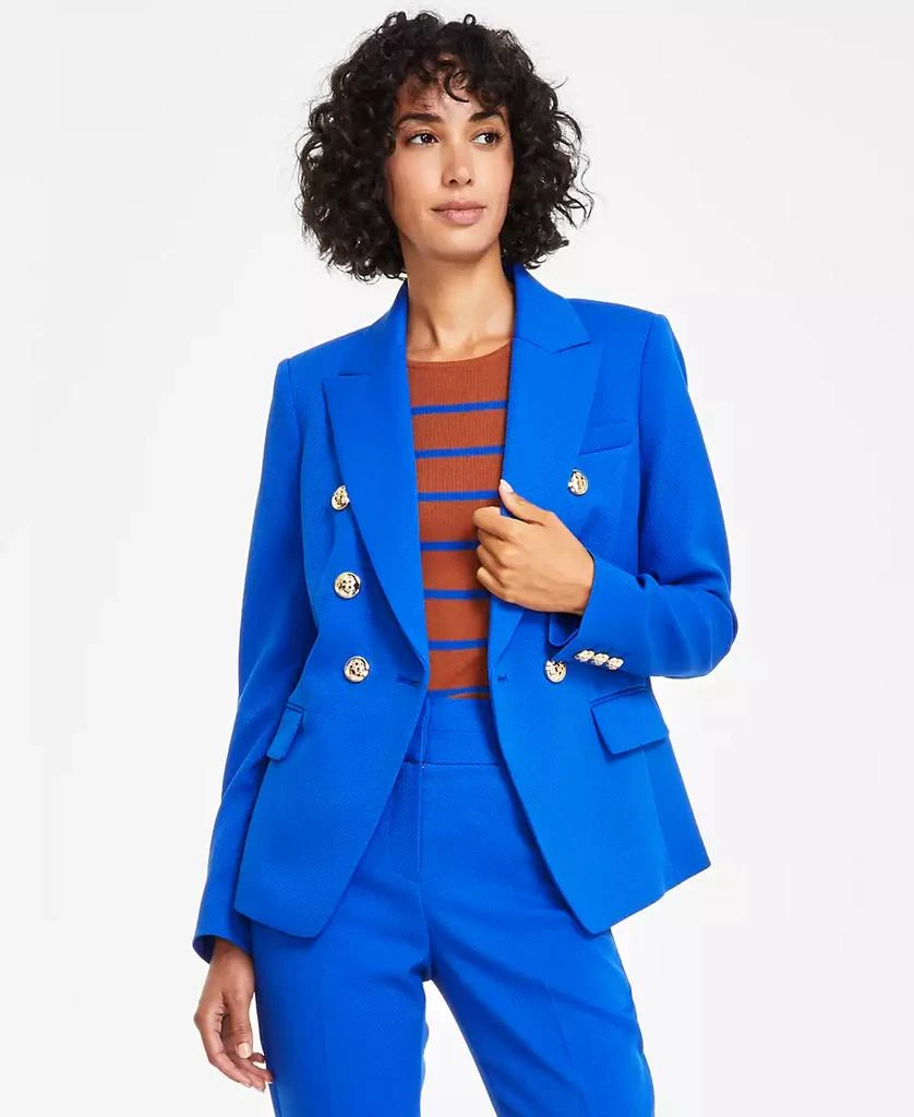 Tahari Women's One Button Double Breasted Blazer 1