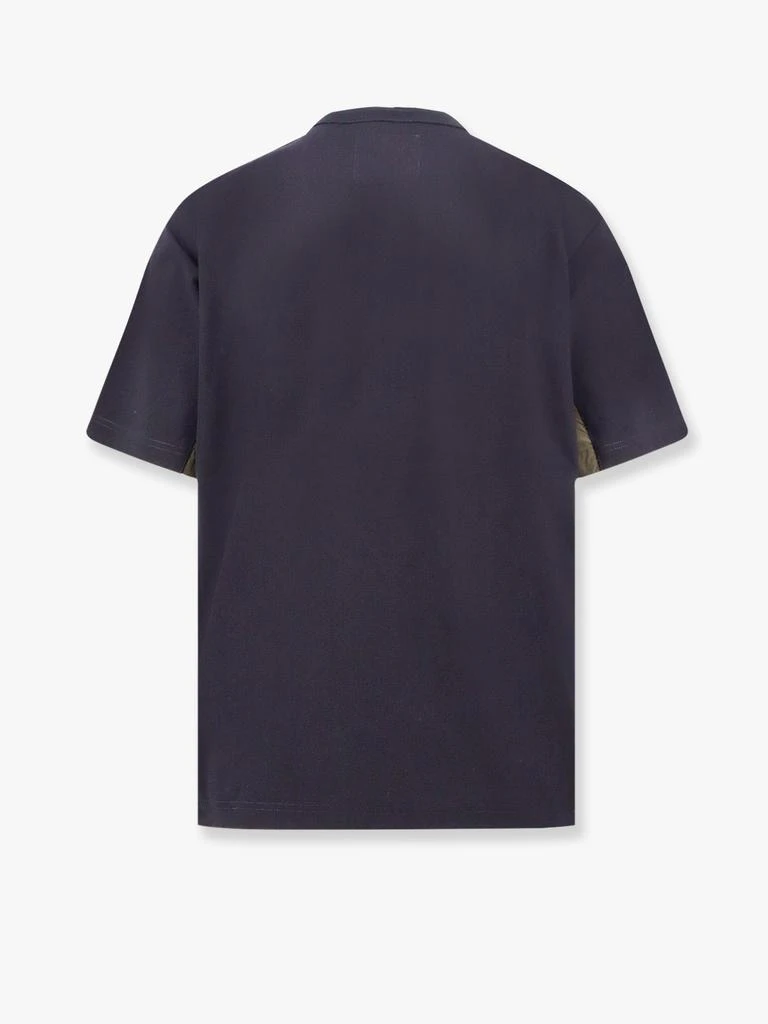 Sacai Cotton t-shirt with nylon inserts 5