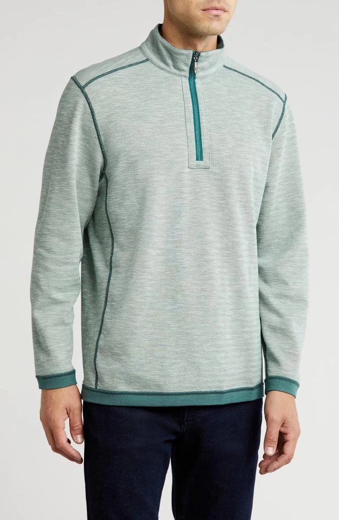 Tommy Bahama Switch It Up Reversible Quarter Zip Sweatshirt 5