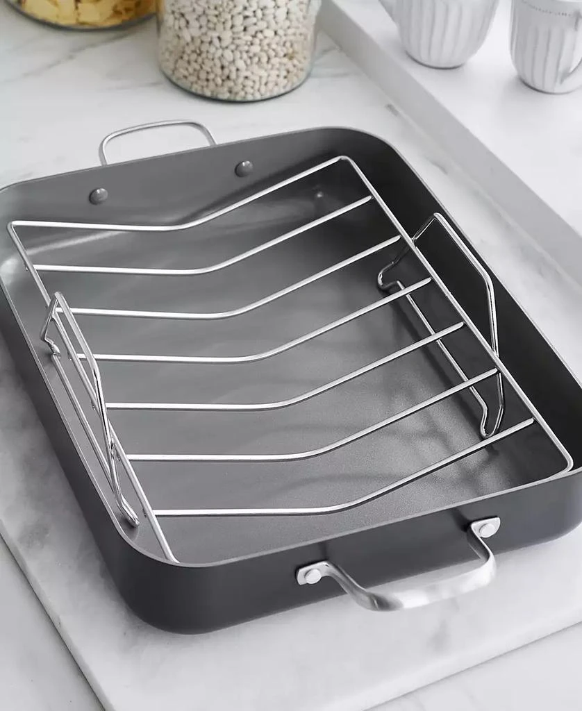 Greenpan Chatham Hard Anodized Healthy Ceramic 13.25" Nonstick Roasting Pan 3
