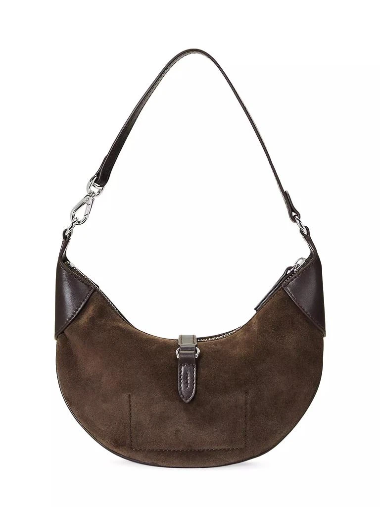 Ralph Lauren Mini Polo ID Suede Shoulder Bag 6