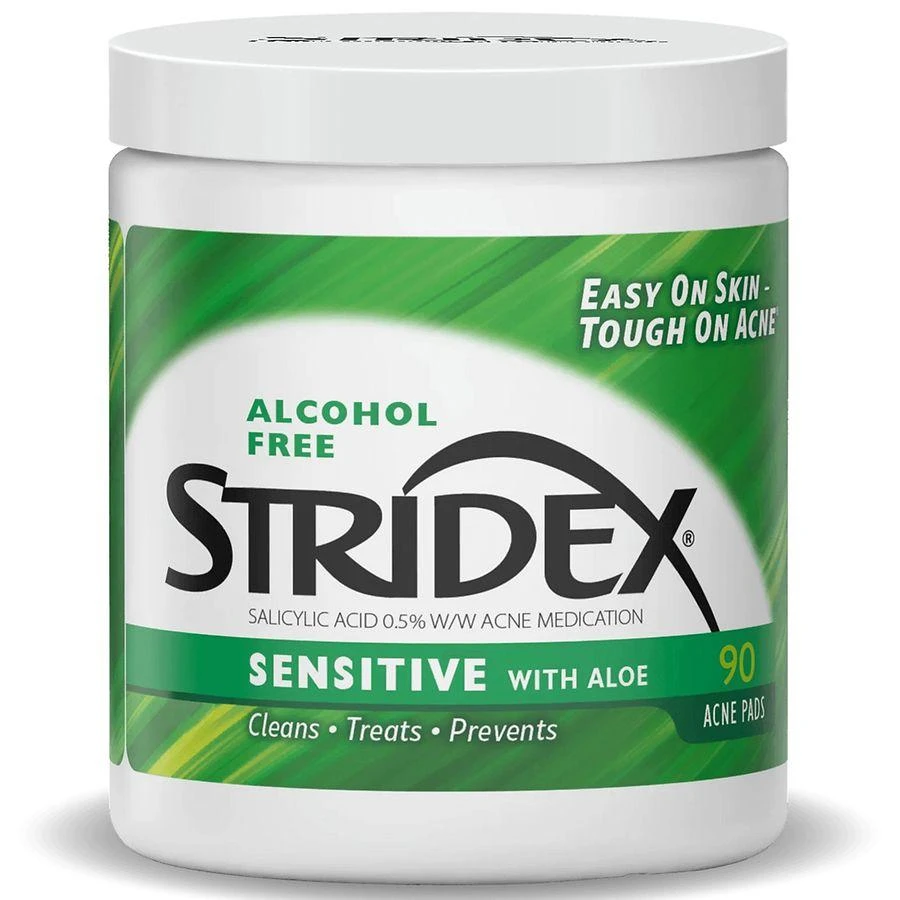 Stridex Sensitive Skin Pads with Aloe, Alcohol Free