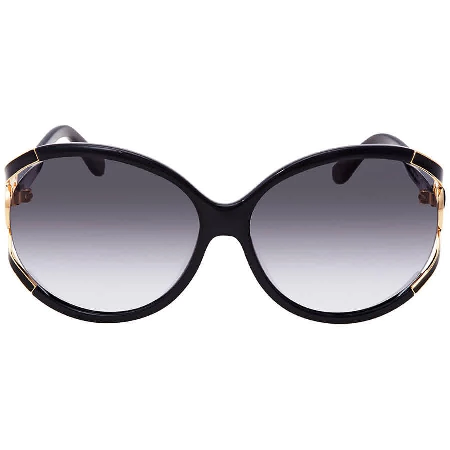 Salvatore Ferragamo Ferragamo Grey Gradient Round Ladies Sunglasses SF600S 001 61 1