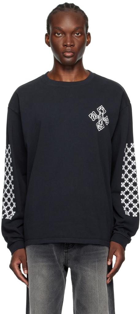 Rhude SSENSE Exclusive Off-White Cross Long Sleeve T-Shirt