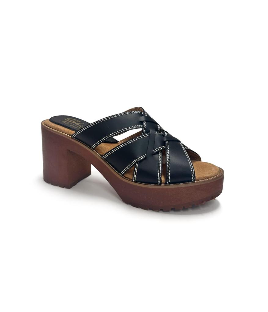 Sbicca Women's Norwood Leather Heeled Sandals