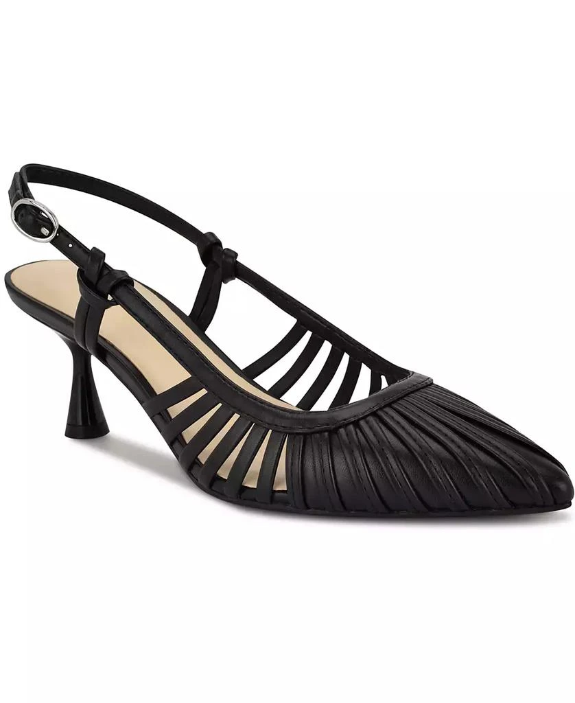 Nine West Women's Resta Pointy Toe Slingback Pumps 1