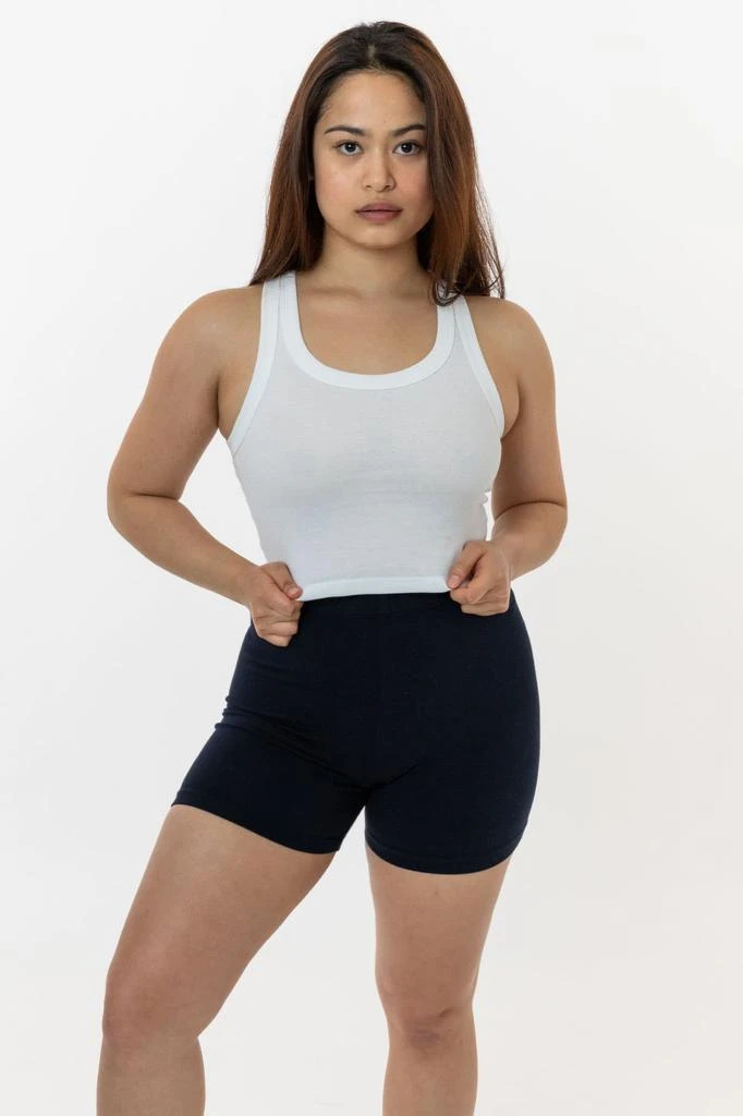 Los Angeles Apparel 4328 - Sporty Baby Rib Crop Tank 10