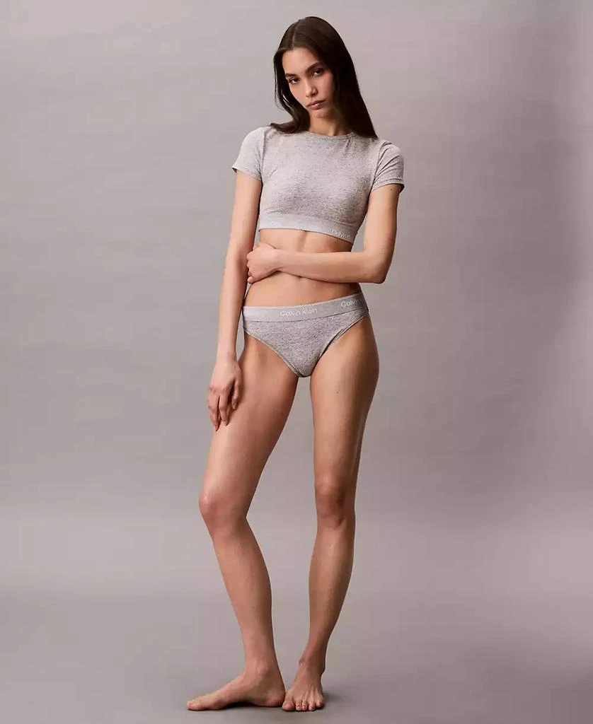 Calvin Klein Women's Icon Cotton Stretch Tanga Underwear QF8333 2