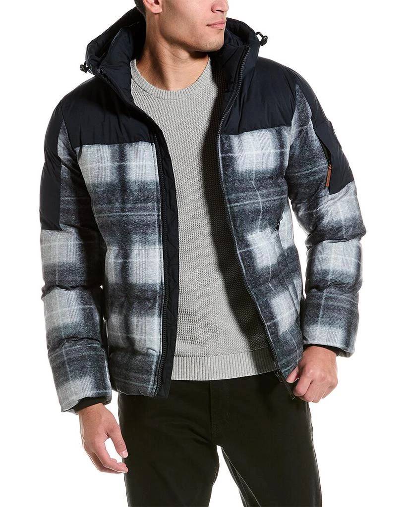Point Zero Quilted Big Check Print Puffer Jacket 1