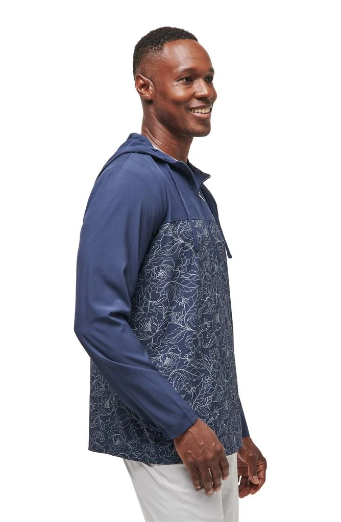 Travis Mathew Blooming Orchid Colorbock Quarter Zip Hoodie 3